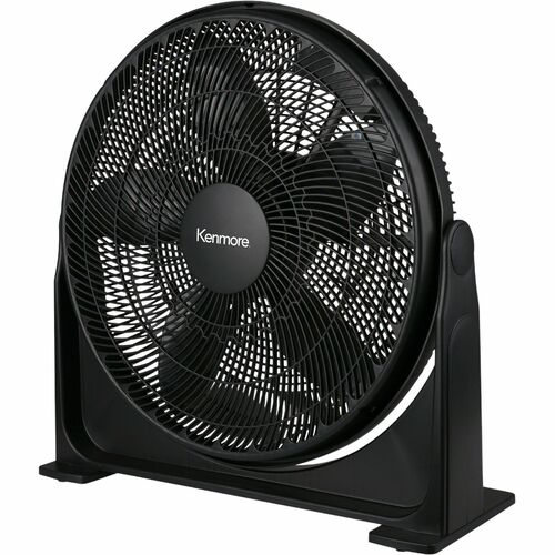 Fan, 20 Inch, Circular, Floor, Black