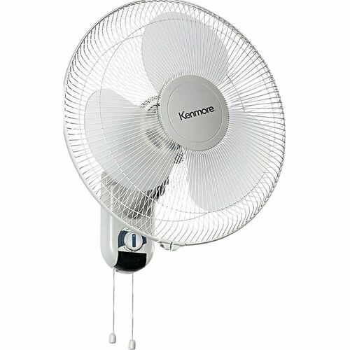 Fan, 16 Inch, Wallmount, White