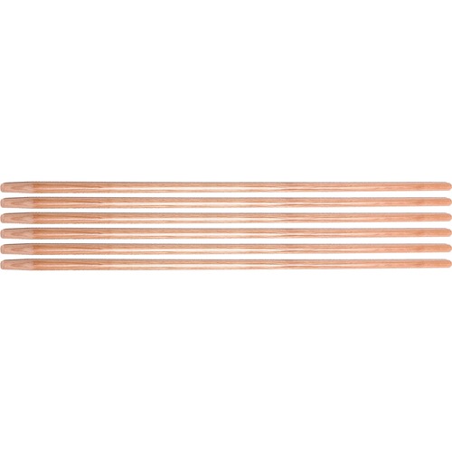 Handle, F/Squeegee, Wood, Tapered Tip, 1" Dia, 54" L, NL 6/CT
