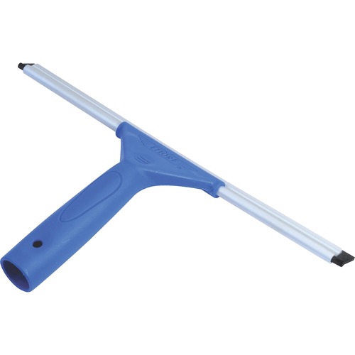 Squeegee, All-Purpose, Tapered Handle, 10" Wide, Blue