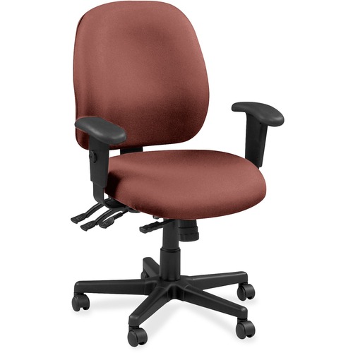 Chair, Task, Dillon Vinyl, 29-1/2" x 26" x 40-1/2", Cordovan