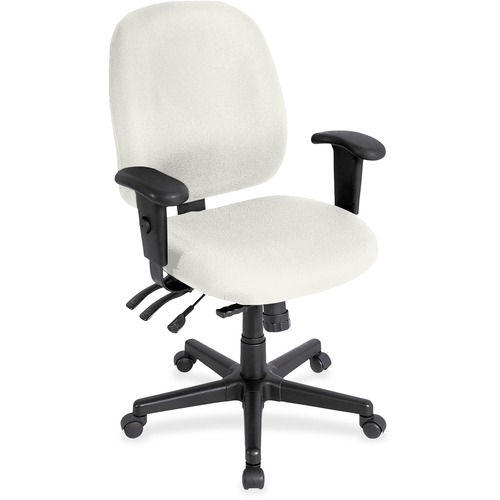 Chair, Task, With Seat Slider, Dillon Vinyl, 27" x 21" x 36.5", Snow