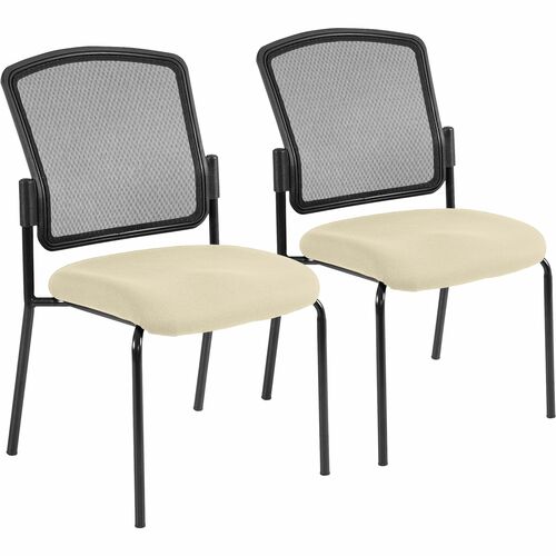 Chair, Dillon Vinyl Seat, 27" x 21" x 36-1/2", BK Back/Buff Seat 2/CT