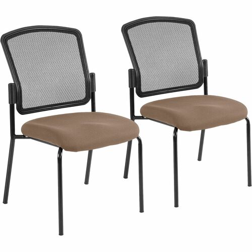 Chair, Fabric Seat, 27" x 21" x 36-1/2", Black Back, Malted Seat 2/CT