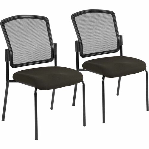 Chair, Fabric Seat, 27"x21"x36-1/2", BK Back/Pepper Seat 2/CT