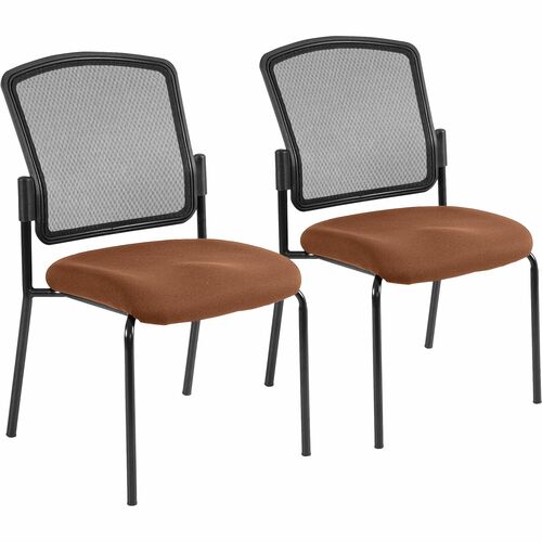Chair, Fabric Seat, 27" x 21" x 36-1/2", BK Back/Nutmeg Seat 2/CT