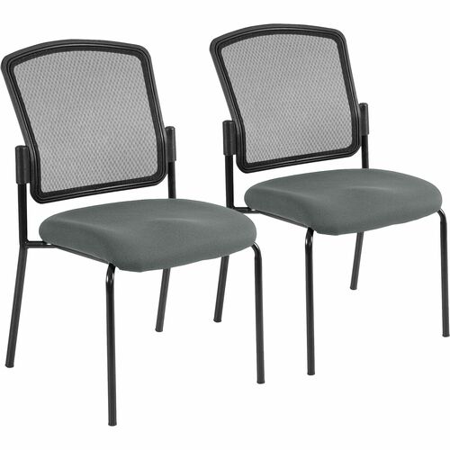 Chair, Fabric Seat, 27"x21"x36-1/2", BK Back/Fog Seat 2/CT