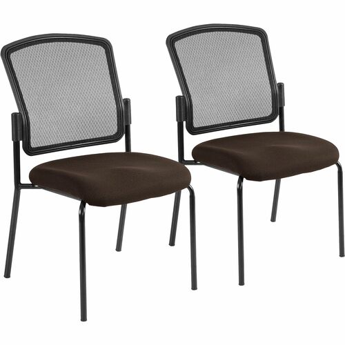 Chair, Fabric Seat, 27"x21"x36-1/2", BK Back/Fudge Seat 2/CT