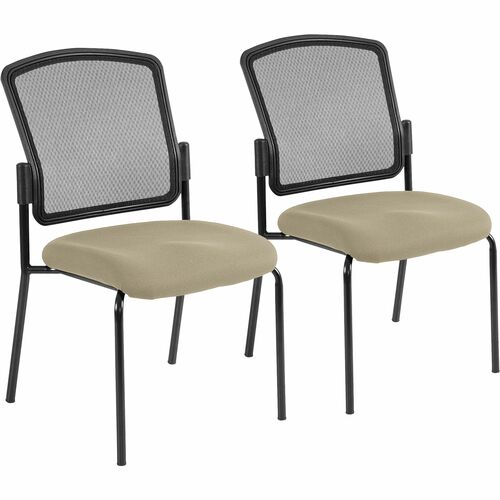 Chair, Fabric Seat, 27"x21"x36-1/2", BK Back/Pumice Seat 2/CT
