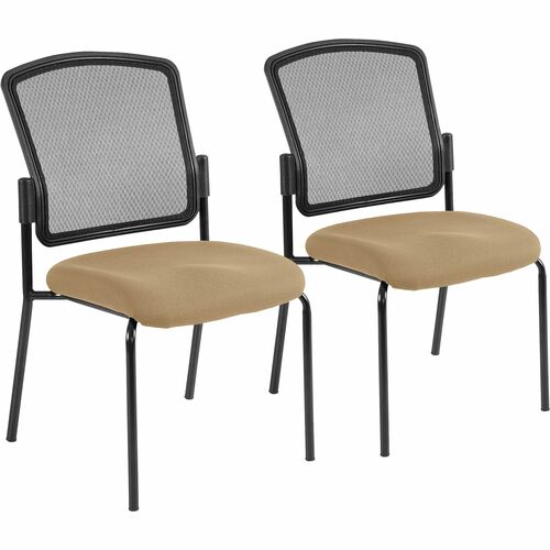 Chair, Fabric Seat, 27"x21"x36-1/2", BK Back/Beige Seat 2/CT