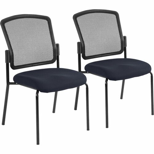 Chair, Fabric Seat, 27"x21"x36-1/2", Black Back/Beige Seat 2/CT