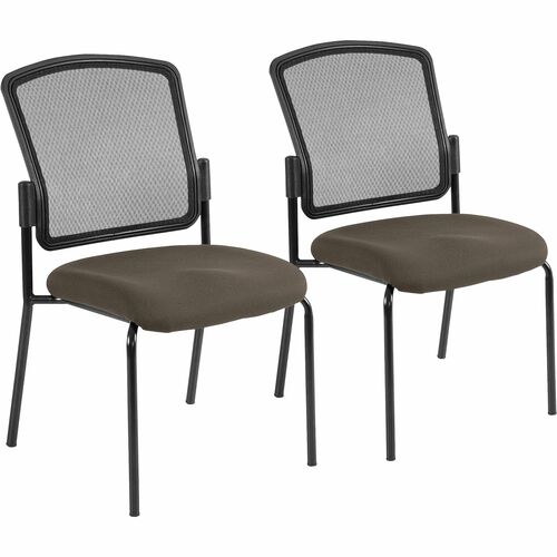 Chair, Fabric Seat, 27" x 21" x 36-1/2", BK Back/Stonewall Seat 2/CT