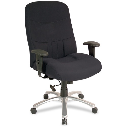 Chair, Executive, 5 Casters, Tilt Tension, 30"x30-1/2"x45-1/2", Black