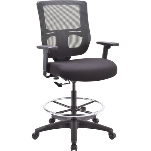 Stool, Extended Height, 27-1/5" x 25-1/5" x 50-7/10", Black