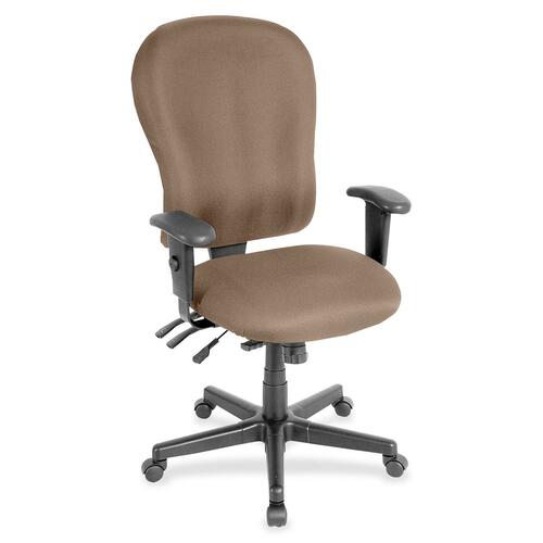 Chair, Highback, Armrests, Fabric, 29" x 26" 47", Malted