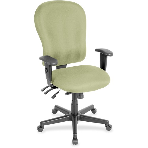 Chair, Highback, Armrests, Dillon Vinyl, 29" x 26" 47", Sage