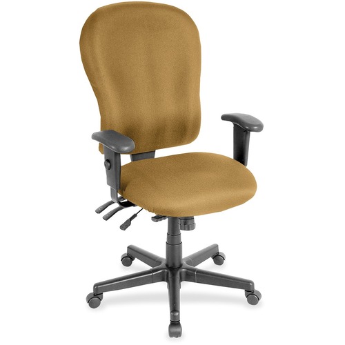 Chair, Highback, Armrests, Fabric, 29" x 26" 47", Nugget