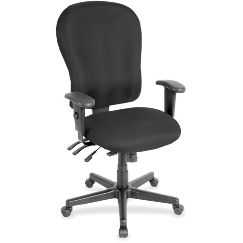 Chair, Highback, Armrests, Fabric, 29" x 26" 47", Tuxedo