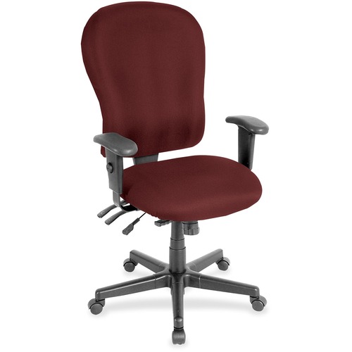 Chair, Highback, Armrests, Fabric, 29" x 26" 47", Port