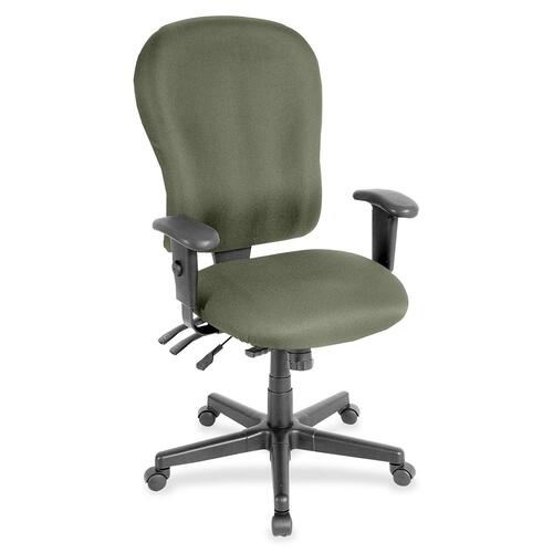 Chair, Highback, Armrests, Fabric, 29" x 26" 47", Sage