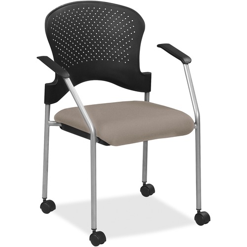 Chair, With Casters, Dillon Vinyl Seat, 25" x 21" x 33-3/4", Stratus