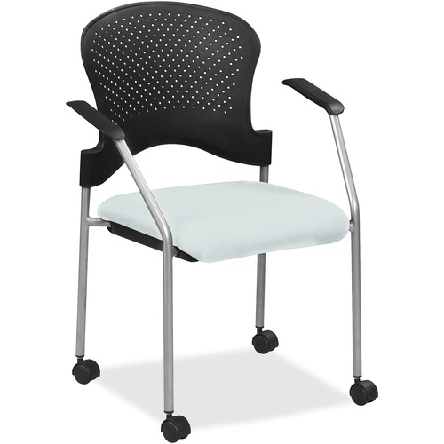 Chair, With Casters, Castillo Vinyl Seat, 25" x 21" x 33-3/4", Breezy