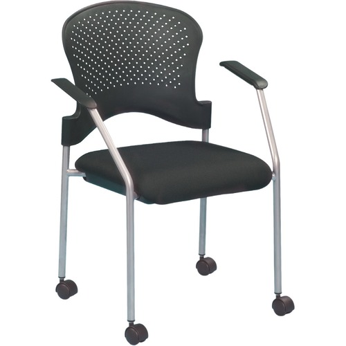 Chair, w/Casters, Canyon Vinyl Seat, 25" x 21" x 33-3/4", Nightfall