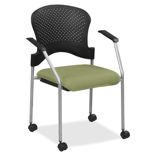 Chair, With Casters, Fabric Seat, 25" x 21" x 33-3/4", Cress
