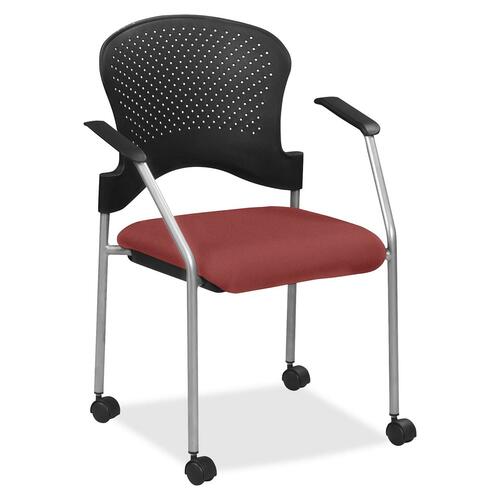 Chair, w/Casters, Fabric Seat, 25" x 21" x 33-3/4", Tulip