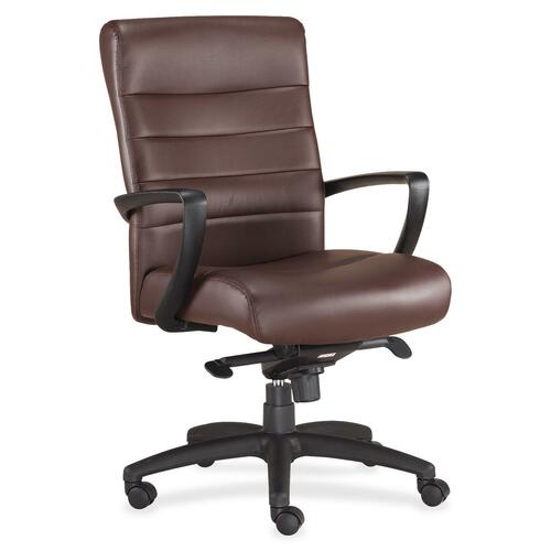 Chair, Manchester, Mid-Back, 25-4/5" x 28-9/10" x 41-4/5", Brown