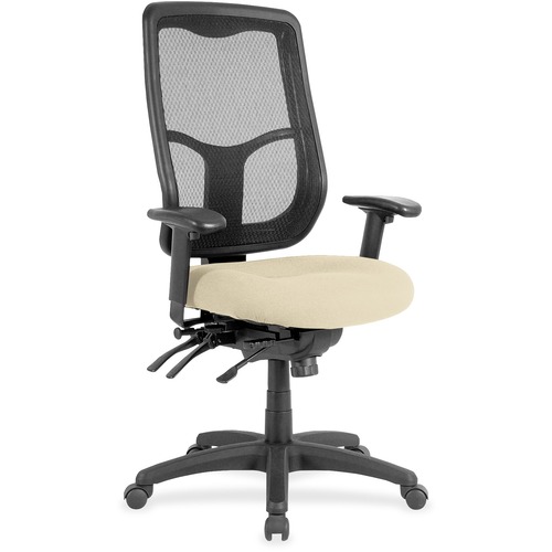 Chair, Mesh Back, Dillon Vinyl Seat, 26" x 20" x 46-1/2", Buff