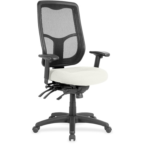 Chair, Mesh Back, Dillon Vinyl Seat, 26" x 20" x 46-1/2", Snow