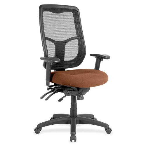 Chair, Mesh Back, Fabric Seat, 26"x20"x46-1/2", Nutmeg