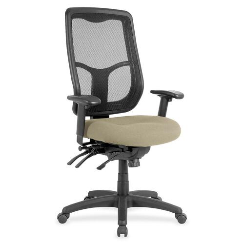 Chair, Mesh Back, Fabric Seat, 26" x 20" x 46-1/2", Pumice