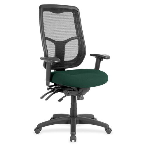 Chair, Mesh Back, Fabric Seat, 26" x 20" x 46-1/2", Forest