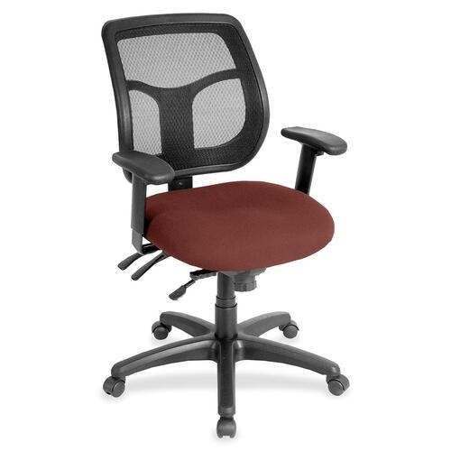 Chair, Task, Fabric Seat, 26" x 20" x 39-1/2", Cordovan