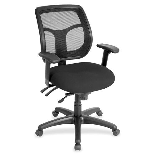 Chair, Task, Fabric Seat, 26" x 20" x 39-1/2", Tuxedo