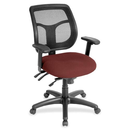 Chair, Task, Fabric Seat, 26" x 20" x 39-1/2", Carmine