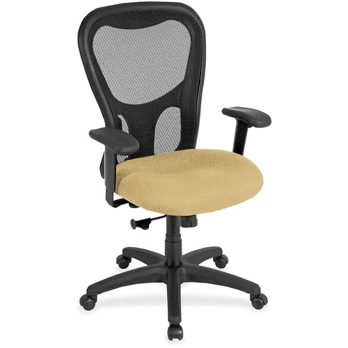 Chair, High Back, Synchro, Fabric Seat, 26" x 24" x 44-1/2", Buff