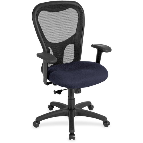 Chair, High Back, Synchro, Fabric Seat, 26" x 24" x 44-1/2", Ocean