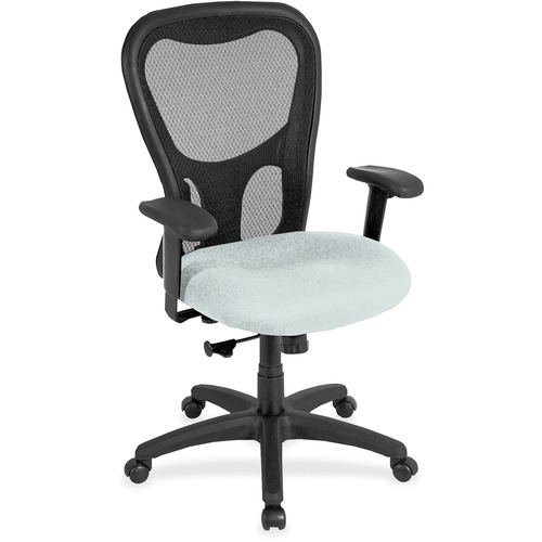 Chair, High Back, Synchro, Castillo Vinyl, 26" x 24" x 44-1/2", Breezy