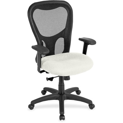 Chair, High Back, Synchro, Dillon Vinyl Seat, 26" x 24" x 44-1/2", Snow