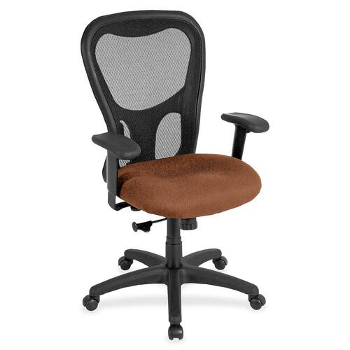 Chair, High Back, Synchro, Fabric Seat, 26" x 24" x 44-1/2", Nutmeg
