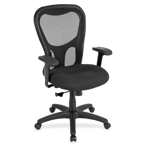 Chair, High Back, Synchro, Fabric Seat, 26" x 24" x 44-1/2", Tuxedo