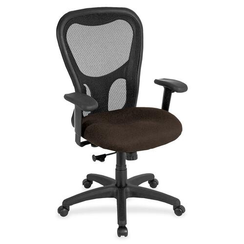 Chair, High Back, Synchro, Fabric Seat, 26" x 24" x 44-1/2", Fudge