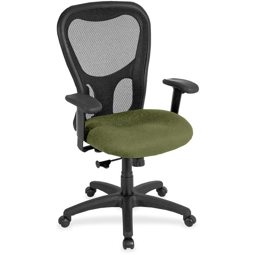Chair, High Back, Synchro, Fabric Seat, 26"x24"x44-1/2", Avocado