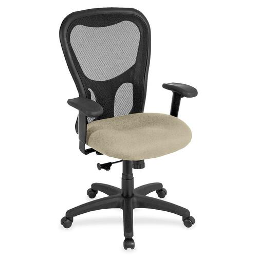 Chair, High Back, Synchro, Fabric Seat, 26" x 24" x 44-1/2", Travertine