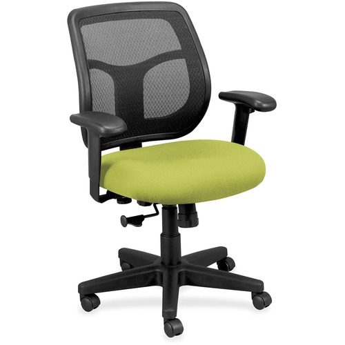 Chair, Midback, Fabric Seat, 26" x 19-3/10" x 38-1/2", Apple Green