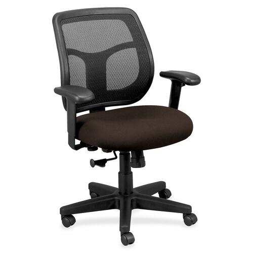 Chair, Mid Back, Fabric Seat, 26" x 19-3/10" x 38-1/2", Fudge