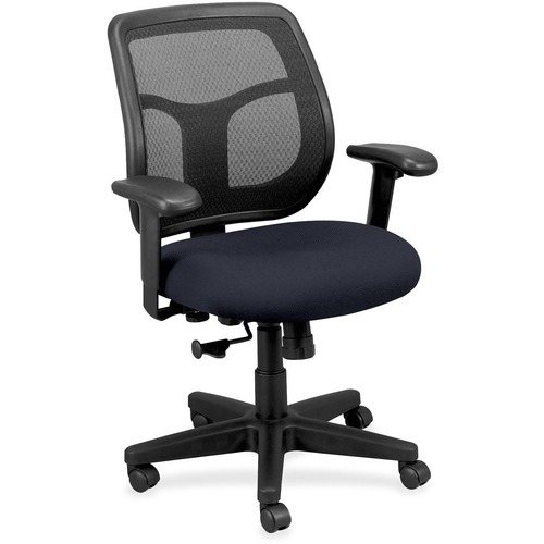 Chair, Mid Back, Fabric Seat, 26" x 19-3/10" x 38-1/2", BE